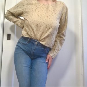 Yellow Floral Blouse